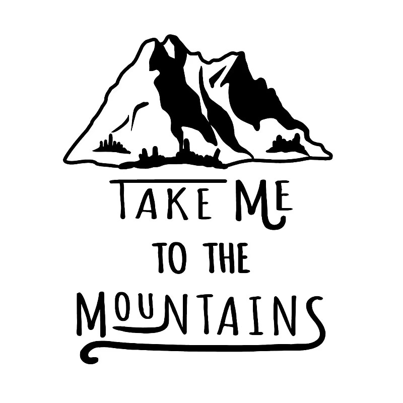 Outdoor Adventure Words - 16,7 * 4 cm Outdoor Travel