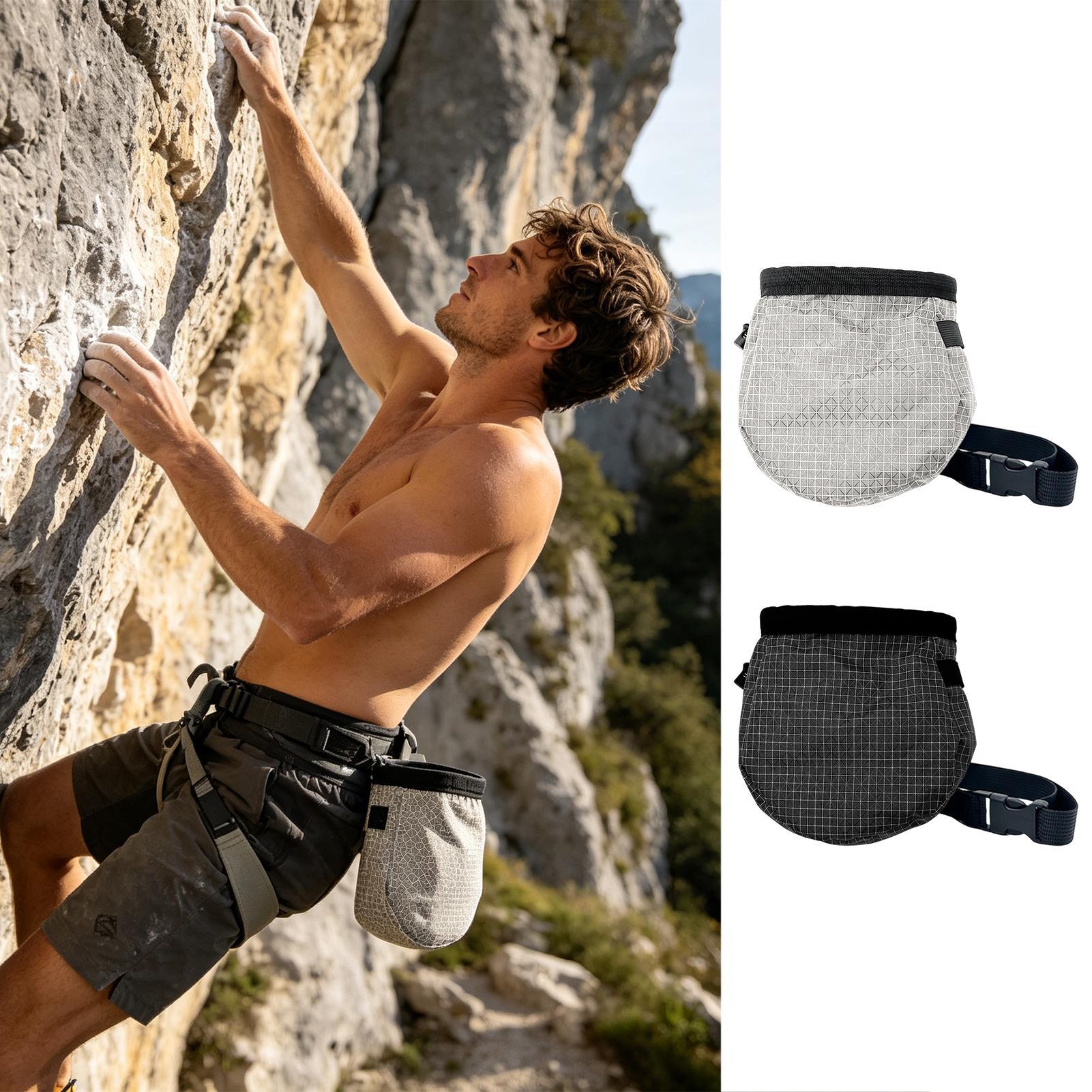 Chalk Bag Bouldering - Waterdichte rotsklimkrijtzak Verstelbare riem Draagbare bouldertas
