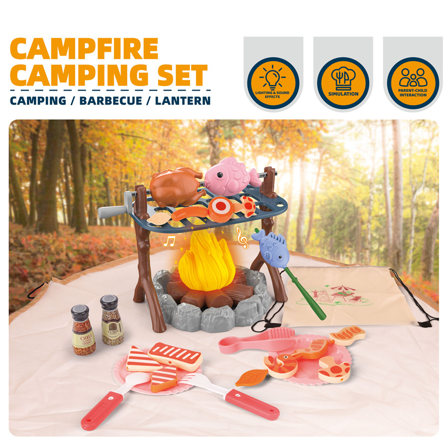 Outdoor Adventure Toys For Kids - Outdoor-avonturenset voor kinderen, simulatie van kampvuur