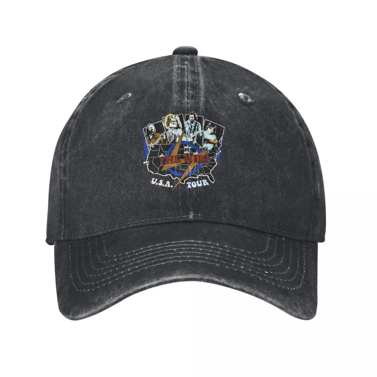 Outdoor Adventure Usa - The Who Usa Tour Vintage denimhoed
