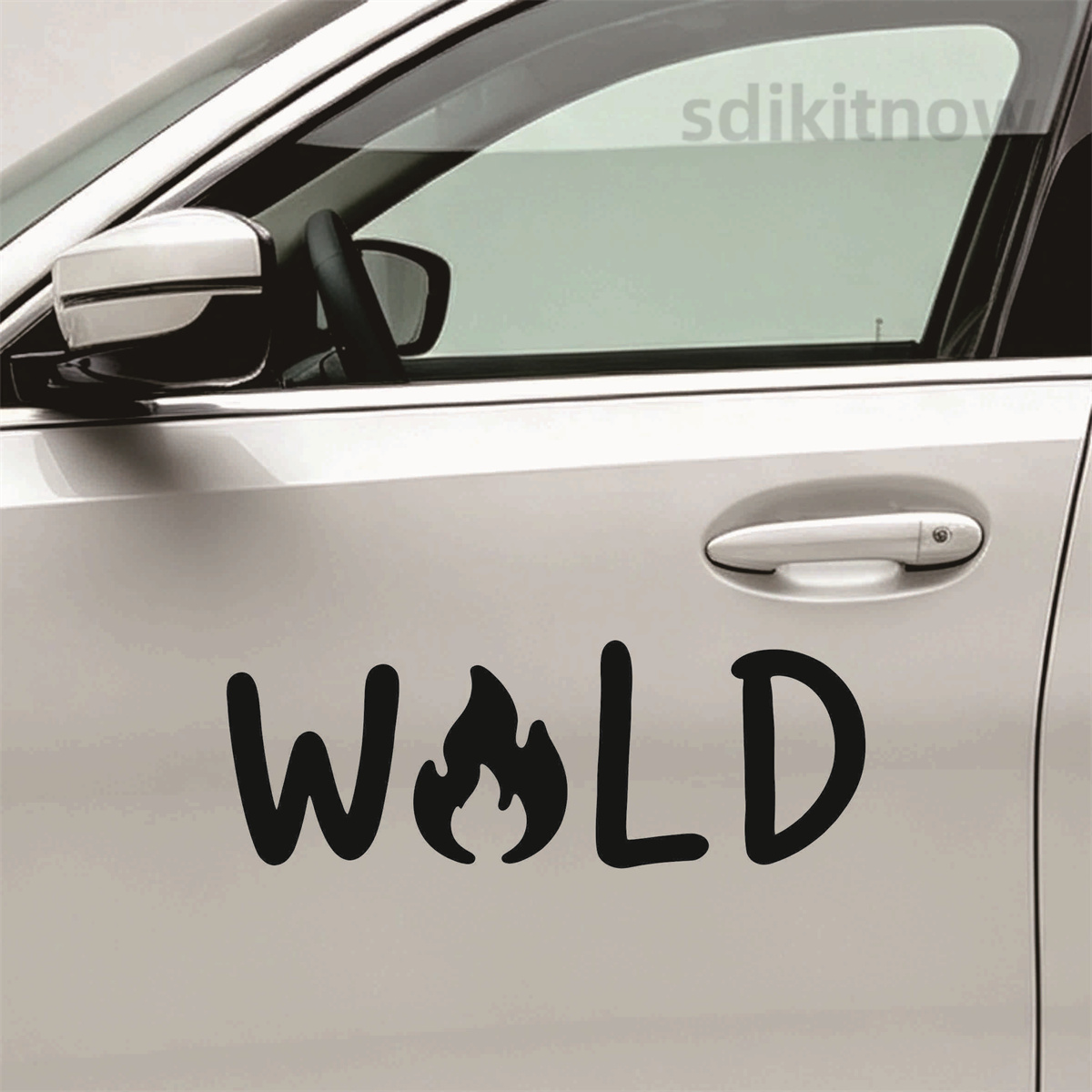 Outdoor Adventure Words - Wild Fire Camp Vinyl Autosticker Outdoor