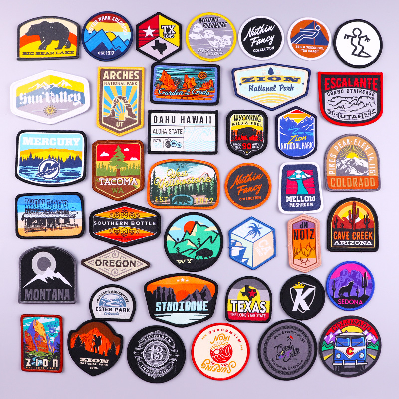 Outdoor Adventure Travel Show - Outdoor reizen patch berg patches op