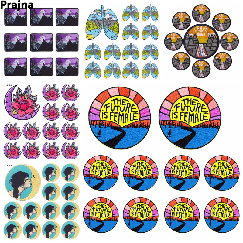 Outdoor Adventure Travel Show - 10Pcs Rainbow Patch Mountain Adventure Geborduurde