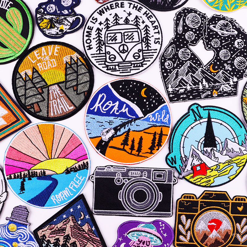 Opstrijkbare patches DIY buite - Outdoor Adventure Travel Show recensie en prijs