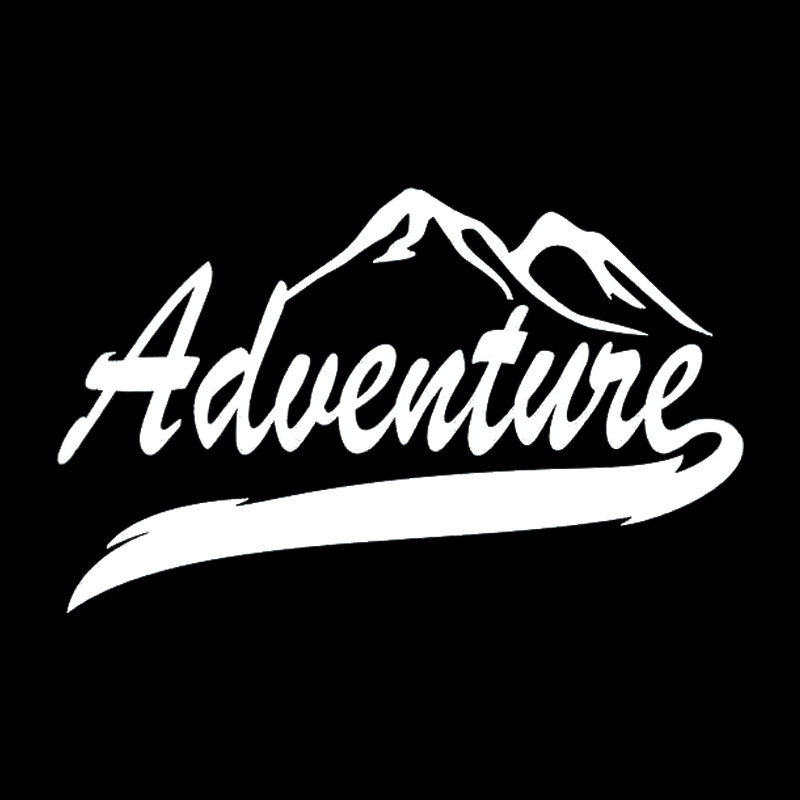 Auto Sticker Grappig Adventure - Outdoor Adventure Words recensie en prijs