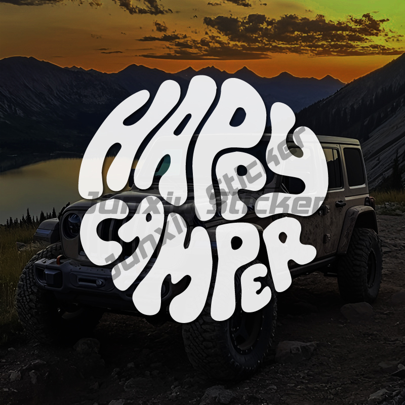Happy Camper Boho Style Clip A - Outdoor Adventure Words recensie en prijs