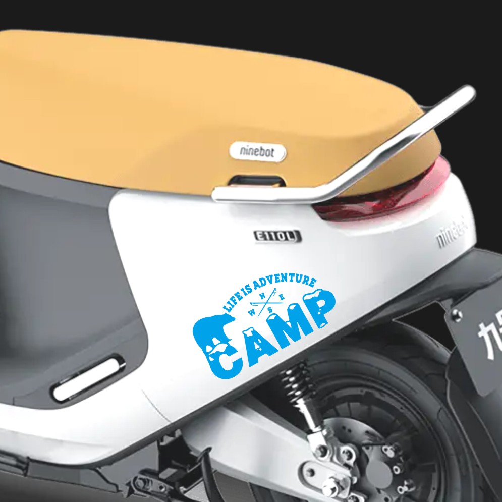 Off-road camping auto sticker  - Outdoor Adventure Words recensie en prijs