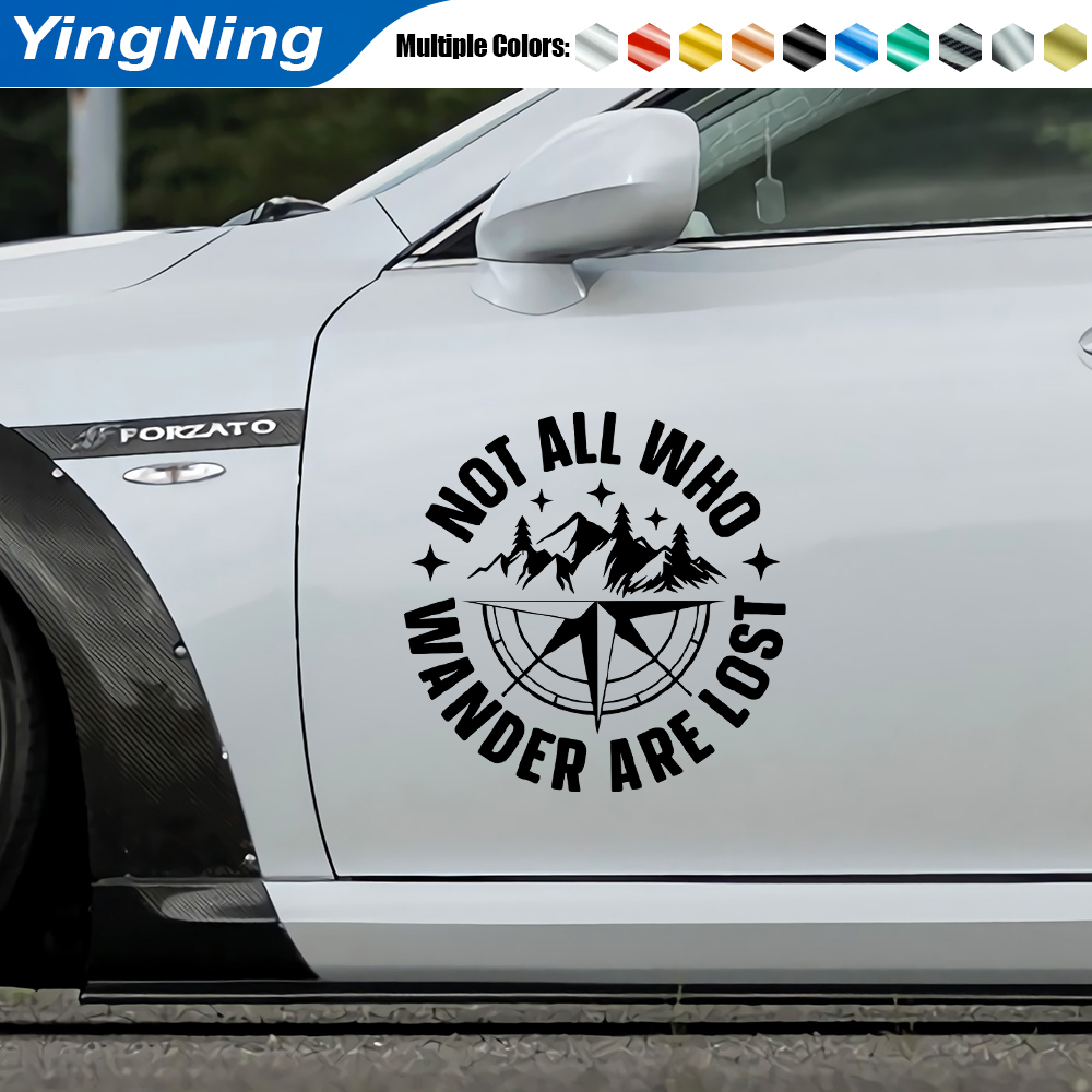 Avontuur Kompas Berg Auto Stic - Outdoor Adventure Words recensie en prijs