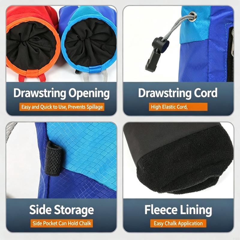 Krijtzak met rotsklimgreep met - Chalk Bag Bouldering recensie en prijs