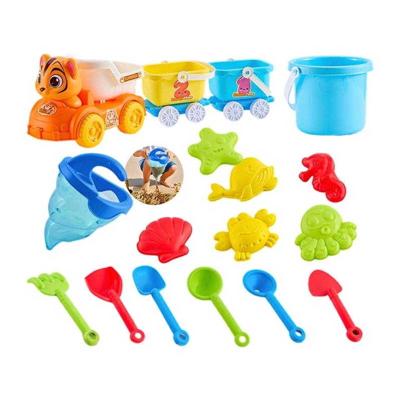 Felgekleurd 1 set kinderzandst - Outdoor Adventure Toys For Kids recensie en prijs