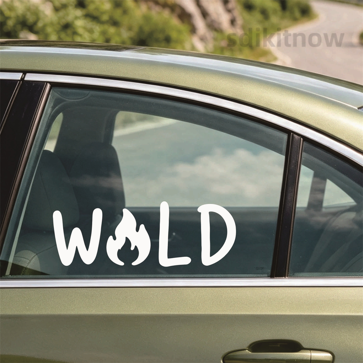 Wild Fire Camp Vinyl Autostick - Outdoor Adventure Words recensie en prijs
