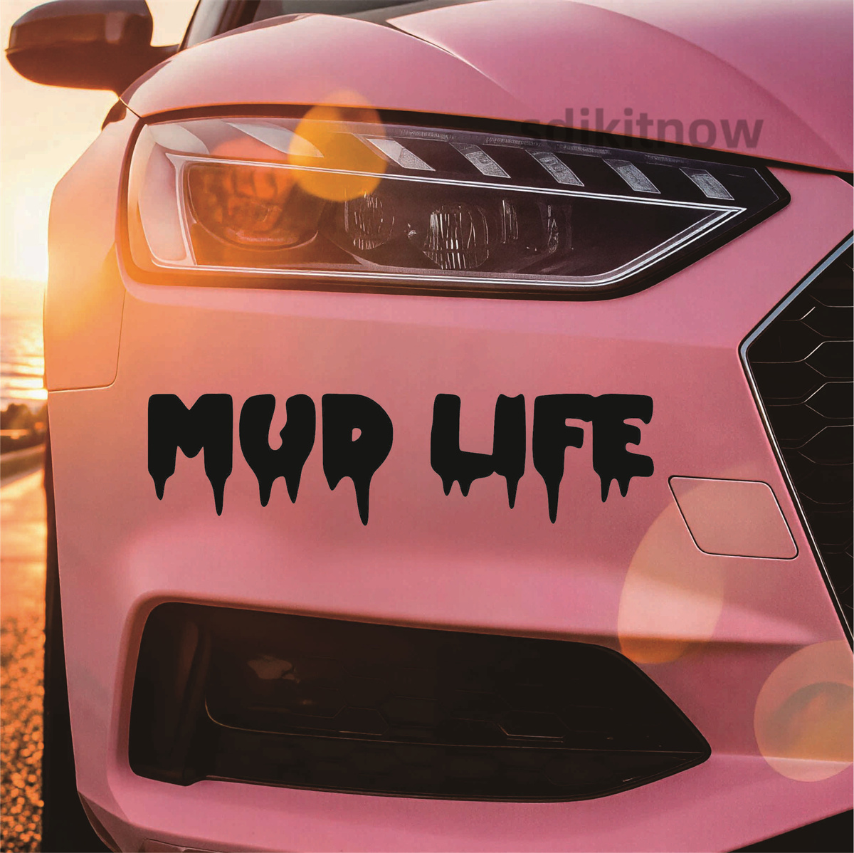 Dripping Mud Life Text autosti - Outdoor Adventure Words recensie en prijs