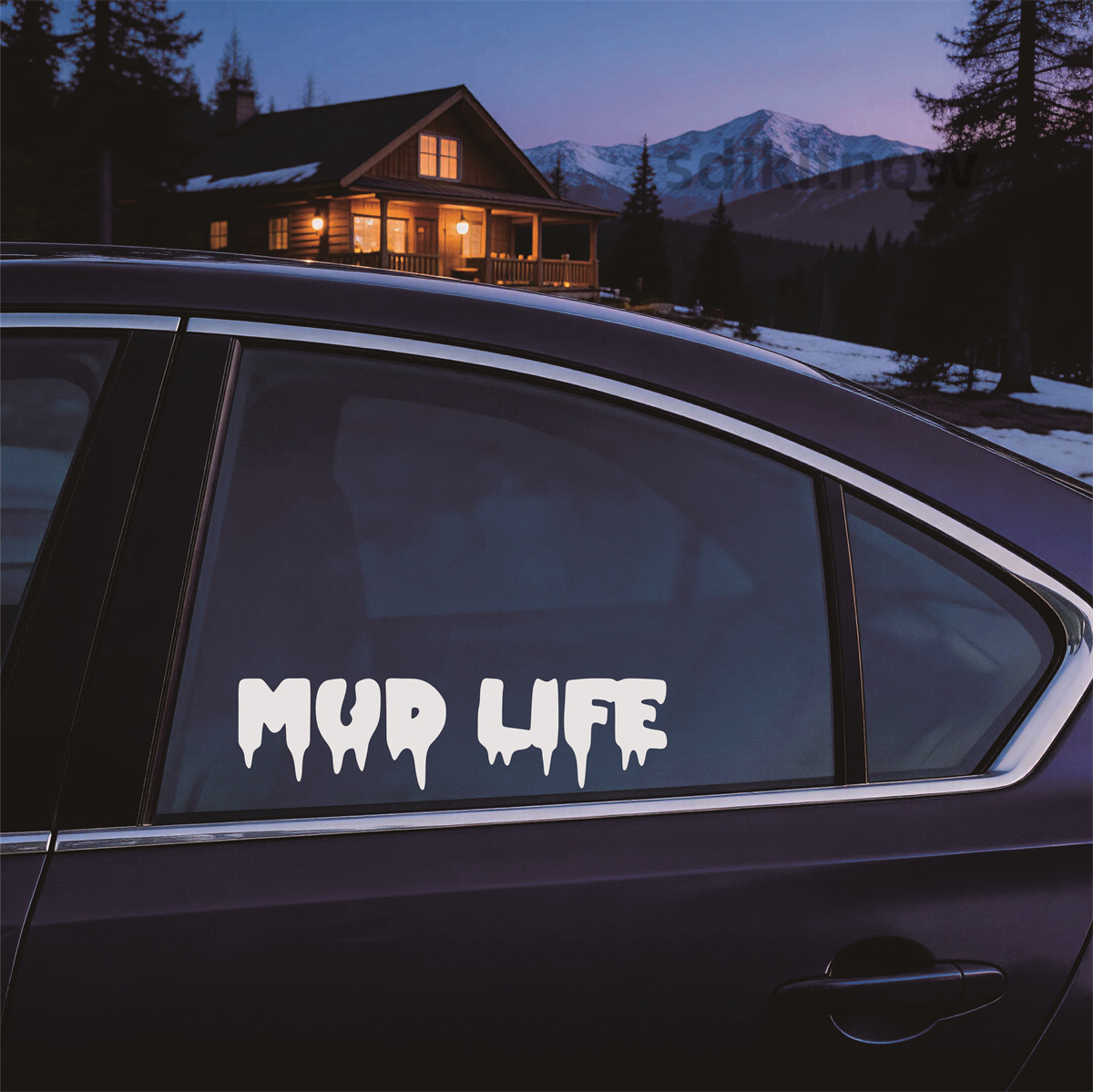 Dripping Mud Life Text autosti - Outdoor Adventure Words recensie en prijs