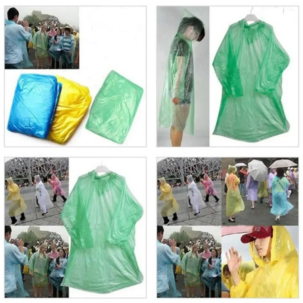 5/10PC Wegwerpregenjas Adultch - Outdoor Adventure Girl recensie en prijs