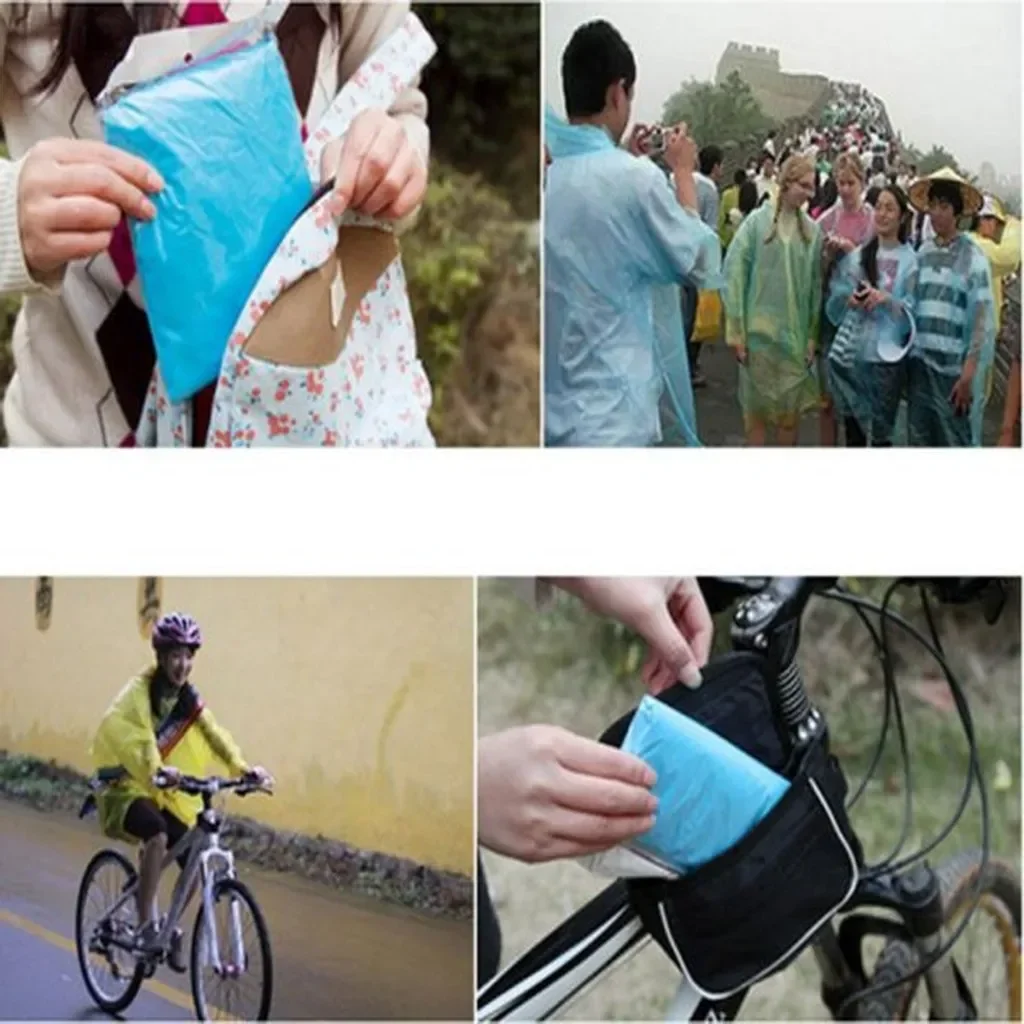 5/10PC Wegwerpregenjas Adultch - Outdoor Adventure Girl recensie en prijs