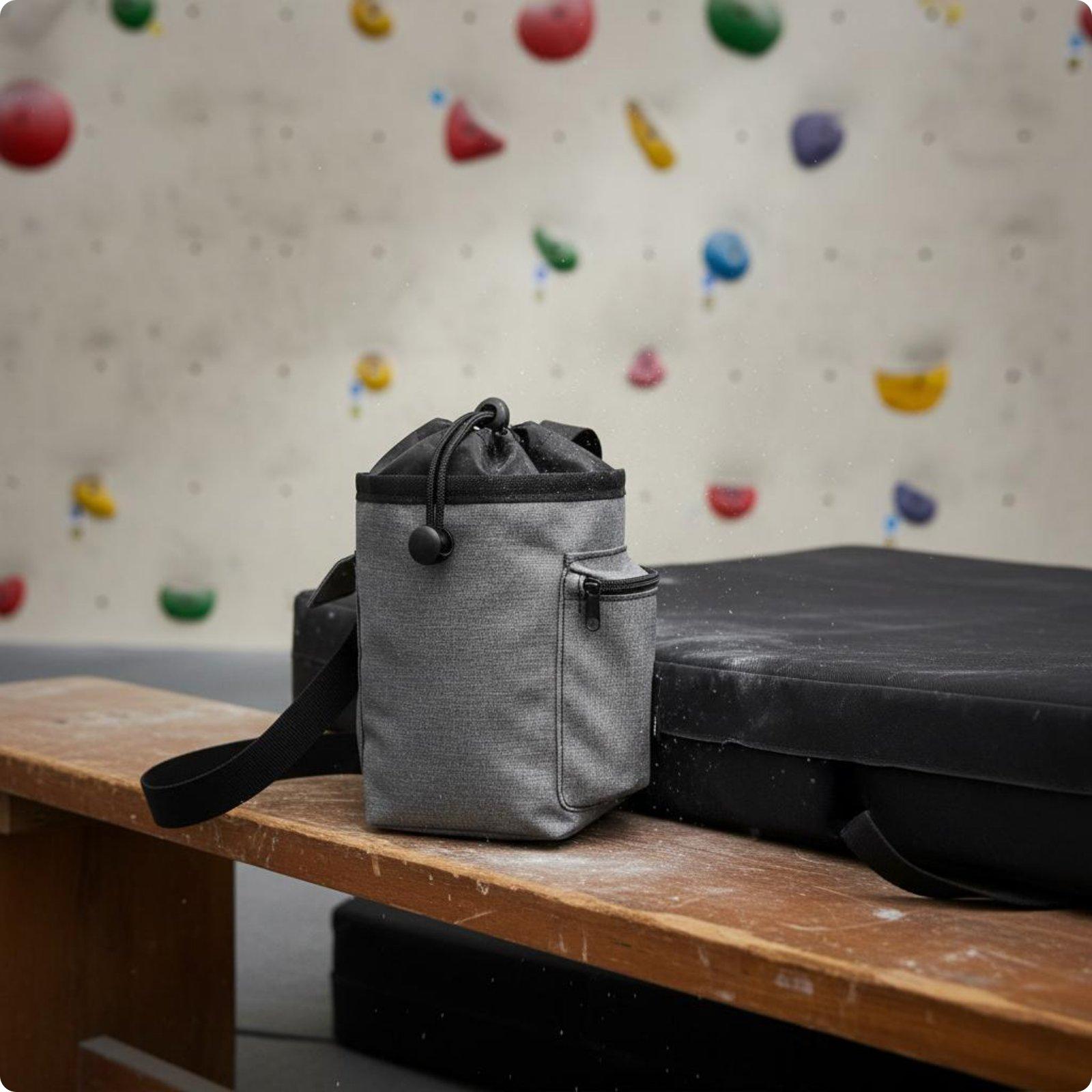 Bouldering krijtzak met verste - Chalk Bag Bouldering recensie en prijs