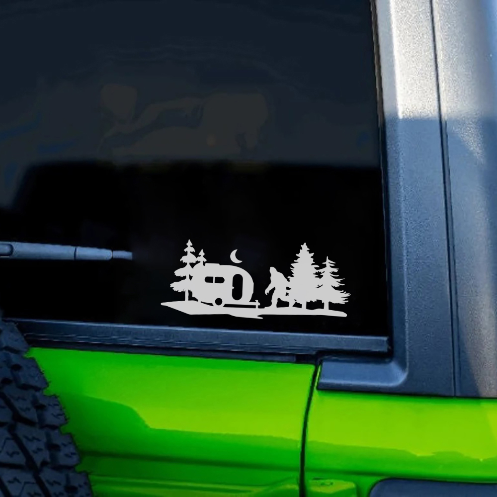 Grappige Bigfoot Sasquatch Mou - Outdoor Adventure Words recensie en prijs